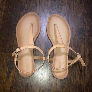 Tan sandals